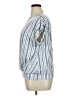 Wrapper Blue Short Sleeve Blouse Size XL - photo 5