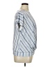 Wrapper Blue Short Sleeve Blouse Size XL - photo 4