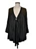 Elizabeth and James 100% Polyester Black 3/4 Sleeve Blouse Size M - photo 1