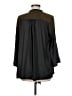 Elizabeth and James 100% Polyester Black 3/4 Sleeve Blouse Size M - photo 2