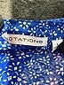 Notations Blue 3/4 Sleeve Blouse Size L - photo 7