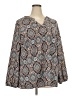 BLOOMCHIC Blue Long Sleeve Blouse Size 22 - 24 - photo 1