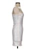 Unbranded Metallic Silver Cocktail Dress Size S - photo 4