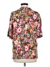 H&M Floral Pink Short Sleeve Blouse Size M - photo 2