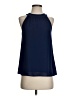 Naked Zebra 100% Polyester Blue Sleeveless Blouse Size S - photo 1