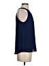 Naked Zebra 100% Polyester Blue Sleeveless Blouse Size S - photo 4