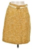 Elevenses 100% Polyester Paisley Yellow Casual Skirt Size 6 - photo 1