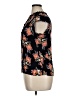 Daniel Rainn 100% Rayon Floral Black Short Sleeve Blouse Size XL - photo 5