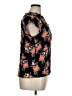 Daniel Rainn 100% Rayon Floral Black Short Sleeve Blouse Size XL - photo 4