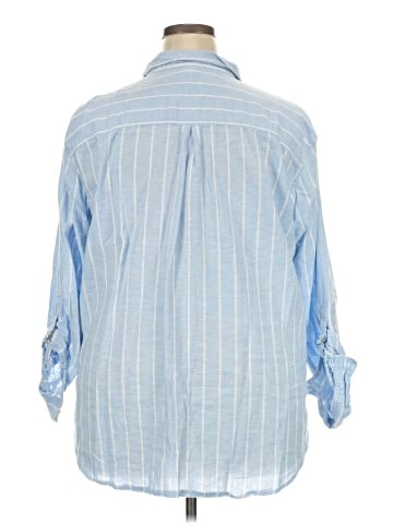 Eddie Bauer 3/4 Sleeve Button-Down Shirt (view 2)