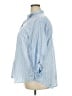 Eddie Bauer Stripes Blue 3/4 Sleeve Button-Down Shirt Size XXL - photo 5