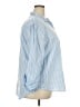 Eddie Bauer Stripes Blue 3/4 Sleeve Button-Down Shirt Size XXL - photo 4