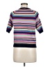 Minnie Rose Stripes Blue Short Sleeve Turtleneck Size M - photo 2