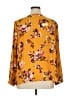Talbots Outlet 100% Polyester Yellow Orange Long Sleeve Blouse Size 1X - photo 2