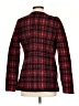 J. McLaughlin 100% Wool Plaid Red Wool Cardigan Size S - photo 2