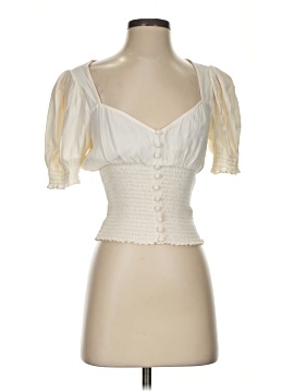 Reformation Short Sleeve Blouse