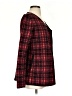 J. McLaughlin 100% Wool Plaid Red Wool Cardigan Size S - photo 4