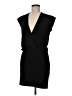 L'Agence Solid Black Cocktail Dress Size Med (2) - photo 1