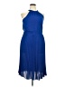 Kirundo 100% Polyester Blue Cocktail Dress Size XL - photo 1