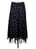 Chaps Print Black Formal Skirt Size S - photo 2