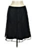 Ann Taylor 100% Nylon Chevron-herringbone Black Formal Skirt Size 6 Petite - photo 1