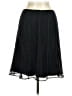 Ann Taylor 100% Nylon Chevron-herringbone Black Formal Skirt Size 6 Petite - photo 2