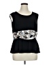 Serengeti Black Sleeveless Blouse Size XL Petite - photo 1