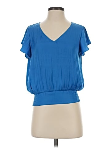 Ann Taylor Factory Short Sleeve Blouse (view 1)