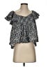 Universal Thread 100% Cotton Black Short Sleeve Blouse Size XS - photo 1