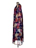 IMAN Print Blue Casual Dress Size L - photo 5