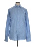 Assorted Brands 100% Cotton Stripes Blue Long Sleeve Button-Down Shirt Size 16 - photo 1