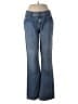 L.L.Bean Hearts Blue Jeans Size 6 - photo 1