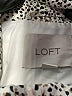Ann Taylor LOFT Animal Print Silver Vest Size L - photo 6