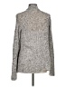 Eileen Fisher 100% Cotton Tweed Silver Cardigan Size M - photo 2