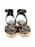 Vince Camuto Animal Print Black Sandals Size 10 - photo 2