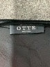Otte 100% Silk Solid Black Cocktail Dress Size L - photo 7
