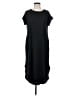 Entro Solid Black Casual Dress Size S - photo 1