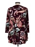 Chico's Burgundy 3/4 Sleeve Blouse Size Med (1) - photo 2