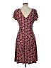 Kaileigh Print Red Casual Dress Size L - photo 2