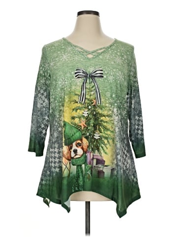 One World 3/4 Sleeve Blouse (view 1)