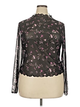 Shein Curve Long Sleeve Blouse