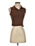 John Galt 100% Cotton Brown Tank Top Size S (estimated) - photo 1