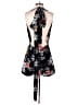 Shein 100% Polyester Floral Black Romper Size 6 - photo 2