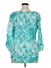 Westbound 100% Cotton Teal 3/4 Sleeve Blouse Size 1X - photo 2
