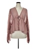 Boohoo 100% Polyester Pink Long Sleeve Blouse Size 14 - photo 1