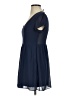 Forever 21 100% Polyester Solid Blue Casual Dress Size S - photo 5