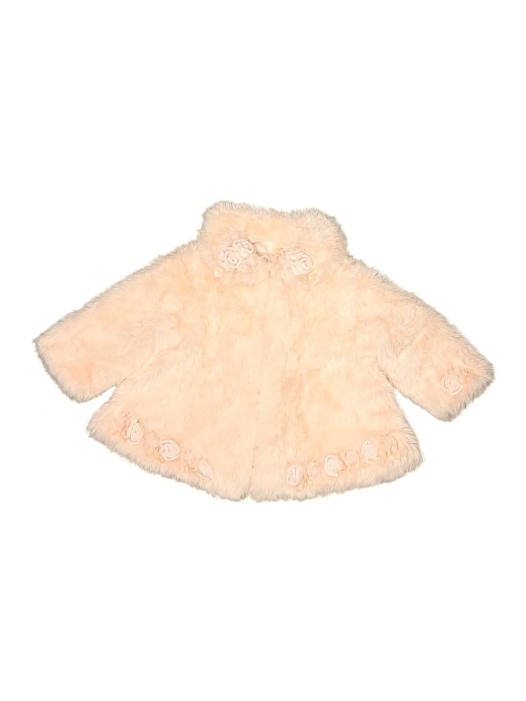 Pre-owned Kate Mack Kids' Coat In Ivory