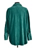 Hunter & Brown Teal Long Sleeve Blouse Size L - photo 2