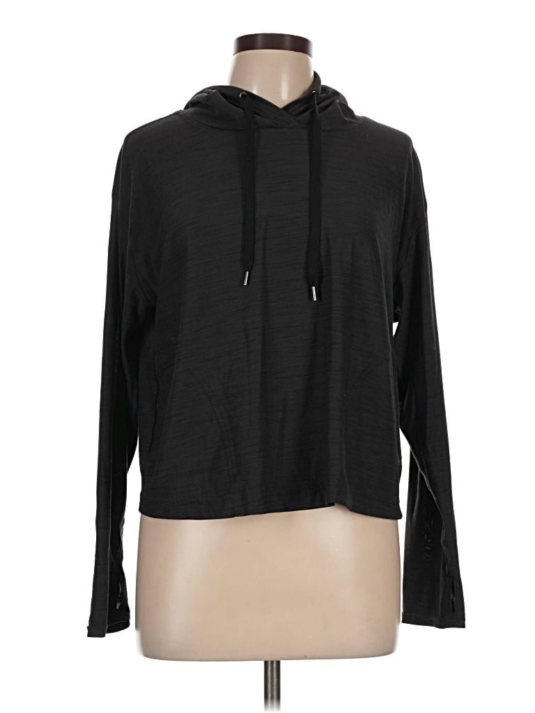 Pre-owned Active By Old Navy Pullover Hoodie In Black