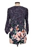 Daniel Rainn 100% Rayon Floral Blue 3/4 Sleeve Blouse Size L - photo 2